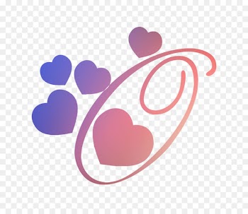 Alphabet, Letter, Heart, Violet PNG