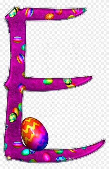 Alphabet Letter Initial - Alfabeto Pascoa