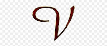 Alphabet, Letter, Initial - Letter V Transparent Background