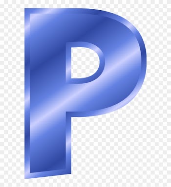 Alphabet Letter P - Letter P In Gold