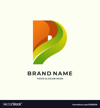 alphabet letter p logo icon design