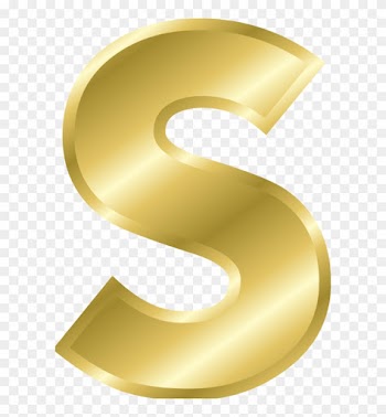 Alphabet Letter Vector Clip Art - S In Capital Letter