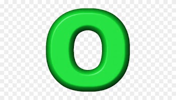 Alphabet Letters Clip Art Printable For Kids - Letter O In Green