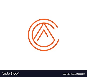 alphabet letters initials monogram logo ac ca a