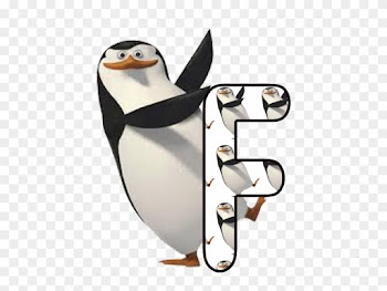 Alphabet Letters, Penguin, Penguins Of Madagascar, - Penguins Of Madagascar Clipart