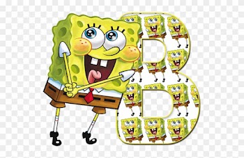 Alphabet Letters - Sponge Bob Square Pants
