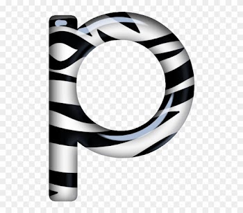 Alphabet Letterszebra - Circle