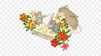 Alphabet - - Mice Penmanship Rectangle Magnet
