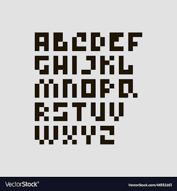 alphabet of all letters of the english language