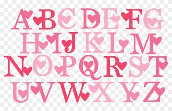 Alphabet Svg - Valentine Svg Free