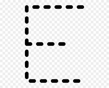 Alphabet Tracing Letter E Clip Art At Clker - Letter E To Trace