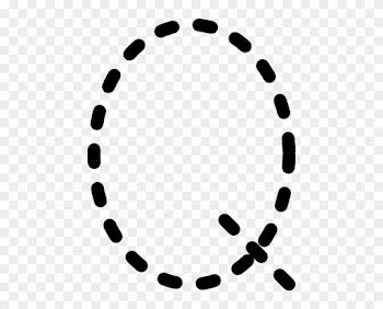 Alphabet Tracing Letter Q Clip Art - Letter Q