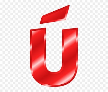 Alphabet, U, Ú, Umlaut, Mutated Vowel, Abc, Letter - Big Red Letter U