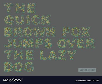 Alphabet vector image