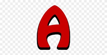 Alphabetical Comic Capital Letters In Red Script Font - Script Typeface