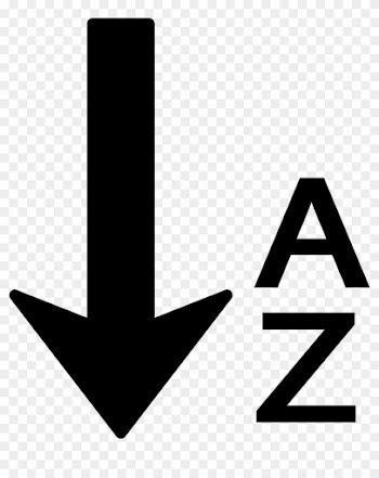 Alphabetical Order Comments - Alphabetical Sort Icon Free