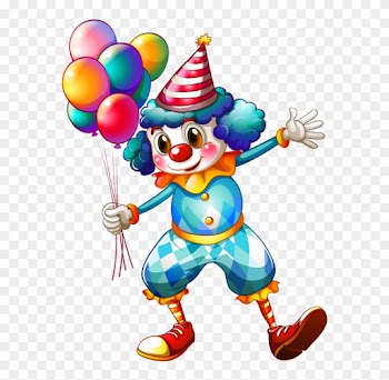 Alphabets Clowns - Page - Clown Vector