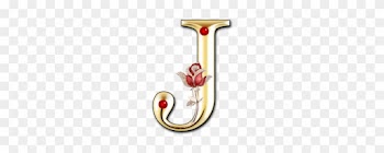 Alphabets, Free Alphabet, Rose Alphabet, A-z, Clipart, - Jewels Art J Png 540 Floral Alphabet Png Jewels Alphabets