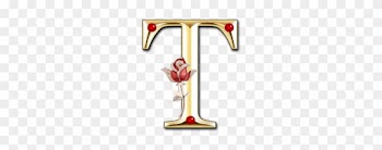 Alphabets, Free Alphabet, Rose Alphabet, A-z, Clipart, - Jewels Art Ruby Rose Floral Alphabet D Png 540 Alphabet