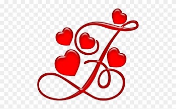 Alphabets Lindos Heart Alphabet In Png - Alfabeto Coração Em Png
