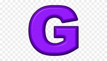 Alphabets Refrigerator Magnets Purple Letter G Site - Purple Letter G Png