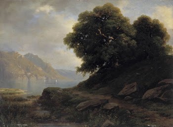 Alpine landscape, 1830 - 1864, | Free Photo - rawpixel