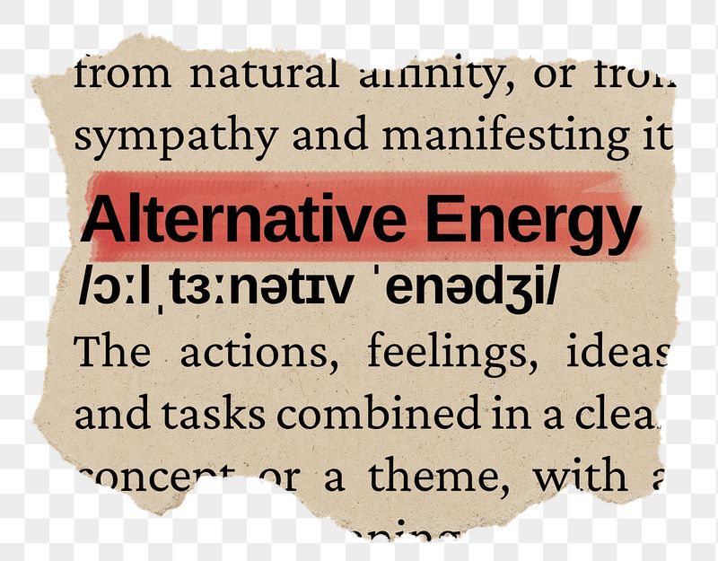 Alternative energy png word sticker, | Free PNG - rawpixel