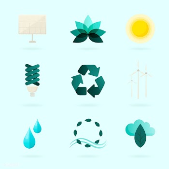Alternative energy symbols set vector | Free stock vector - 524517