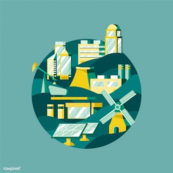 Alternative energy vector in green | Free stock vector - 486876