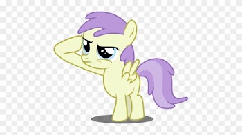 Alula Saluting By Punzil504 - Mlp Blossomforth Cloud Kicker