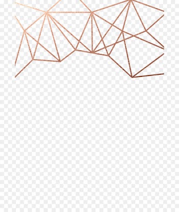 Aluminium foil Wedding invitation Line Geometry - Geometric invitation 