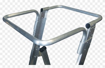 Aluminium Platform Step Ladder Standard Range Ladamax - Bicycle Frame