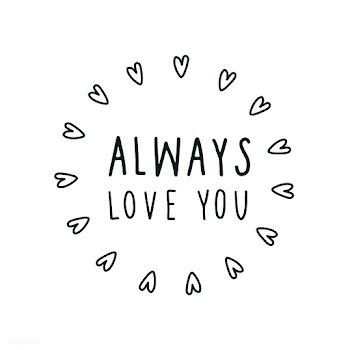 Always love you framed with hearts vector | Free stock vector - 519714