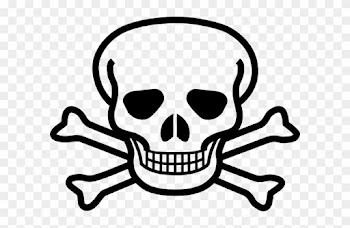 Always Use Pirate Lingo Use Lots O' Pirate Words - Skull And Crossbones Clipart