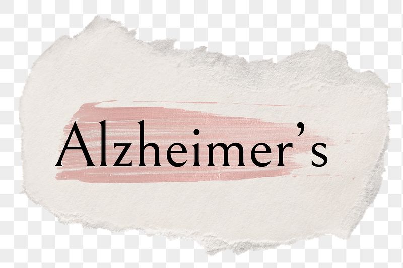 Alzheimer's png ripped paper word | Free PNG - rawpixel