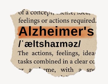 Alzheimer's ripped dictionary, editable word | Free PSD - rawpixel