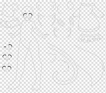 Amai Base FU, black and white abstract painting transparent background PNG clipart
