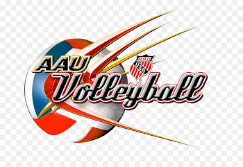 Amateur Athletic Union Logo Volleyball Sports Sponsor - volleyball 
