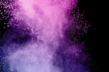 Amazing flying colorful dye cloud Free Photo
