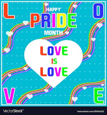 amazing happy pride month banner for social media