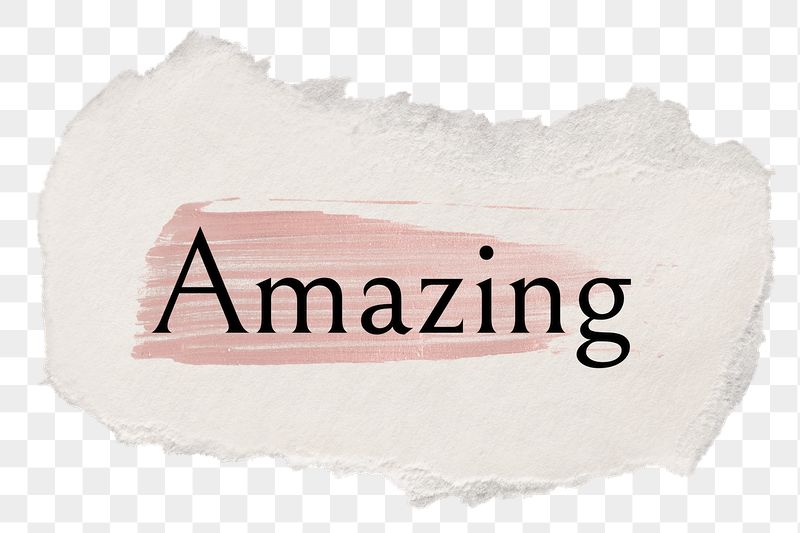 Amazing png ripped paper word | Free PNG - rawpixel