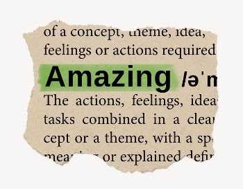 Amazing ripped dictionary, editable word | Free PSD - rawpixel
