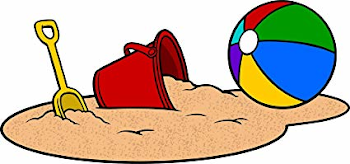 Amazon.com: Adorable Kids Beach Day With Sand And Beach Ball ...