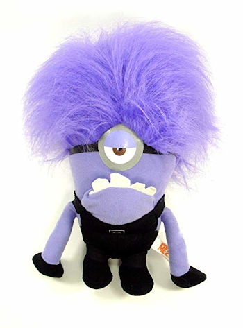 Amazon.com: Despicable Me Evil ONE Eyed Purple Minion 10" Plush ...