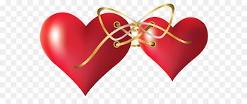 Amazon.com Earring Heart Jewellery Gold - Two Tied Hearts PNG Clipart 