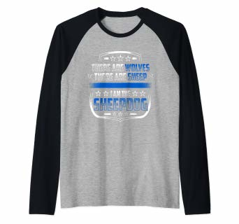Amazon.com: I Am the Sheepdog Police Thin Blue Line Law ...