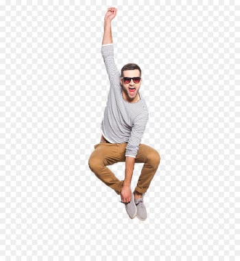 Amazon.com Icon - Jump up man 