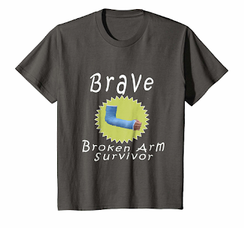 Amazon.com: Kids Top Best Boys Brave Broken Arm Survivor Gift T ...