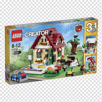 Amazon.com Lego Creator Lego minifigure Season, Lego City Toys suburban life transparent background PNG clipart