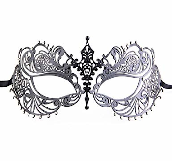 Amazon.com: Luxury Mask Women's Laser Cut Metal Venetian Pretty ...